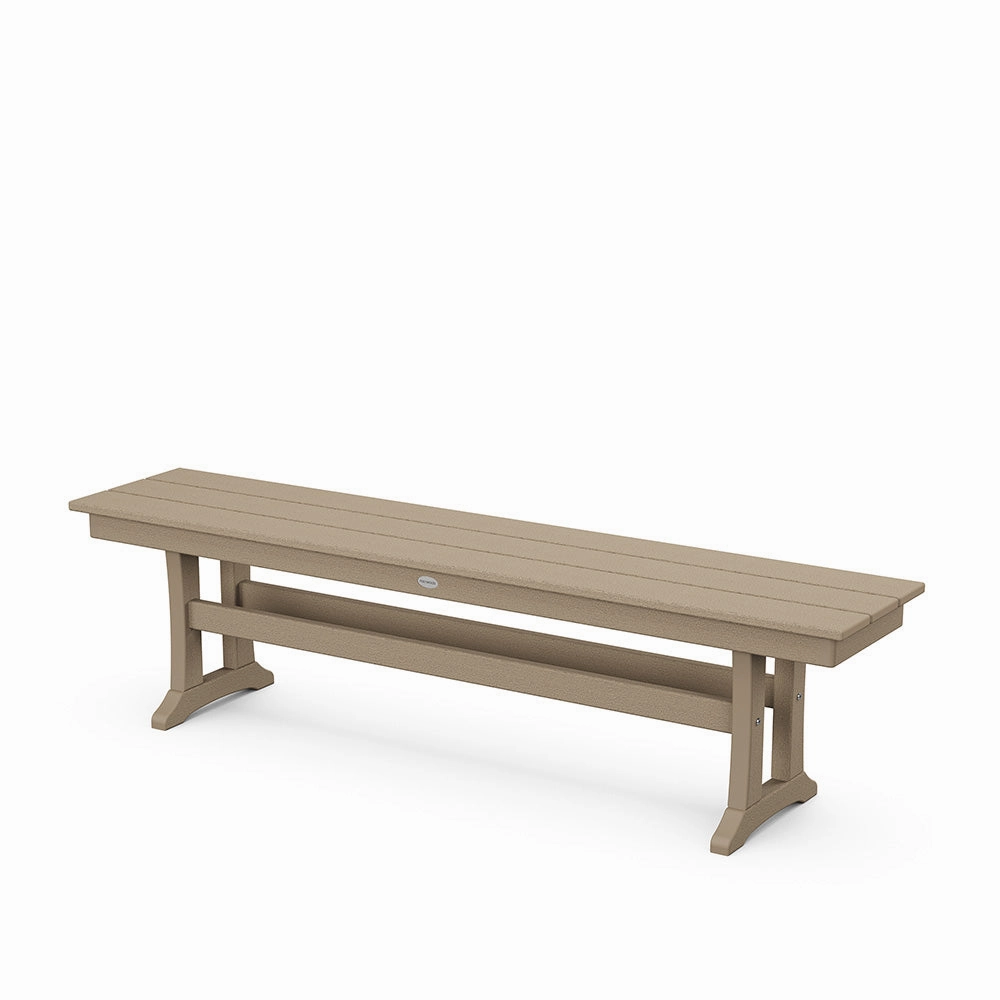 Farmhouse Trestle 65" Bench