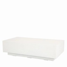 Faux Bois 60" x 30" Coffee Tableoutdoor coffee table for patio or lounge
