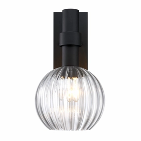 Fernwood One Light Outdoor Wall Sconce Matte BlackOutdoor wall sconces with motion sensor