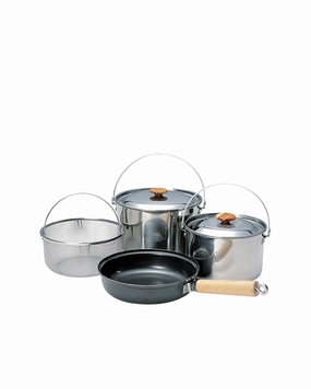 Field Cooker Pro. 3 Set essential outdoor cooking accessories kit