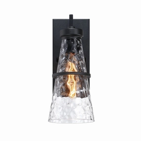 Field Daisy Lane One Light Outdoor Wall Sconce BlackOutdoor wall sconces with motion sensor