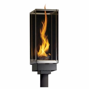 Fire Garden Tempest Traditional 18" Manual Spark Torch Headportable outdoor fire pit with lid
