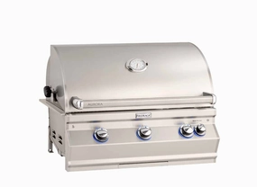 Fire Magic Aurora 30" Built-In Gas Grill with Backburner & Rotisserie Kit A660i professional outdoor BBQ grill set