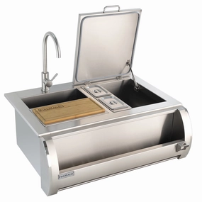 Fire Magic Beverage Butler 3835 outdoor beverage cooler with wheels