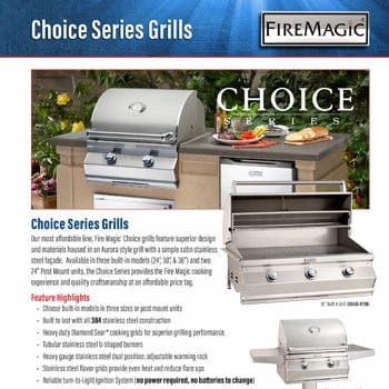 Fire Magic Choice 24" Built-In Gas Grill C430i-RT1