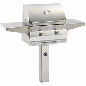 Fire Magic Choice 24" In-Ground Post Mount Gas Grill C430s compact BBQ grill for small spaces