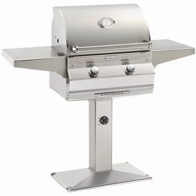 Fire Magic Choice 24" Post Mount Gas Grill with Analog Thermometer professional outdoor BBQ grill set