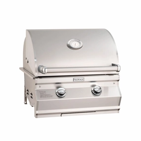 Fire Magic Choice Multi-User 24" CM430i Built-In Grill CM430i-RT1 stainless steel BBQ grill with side table