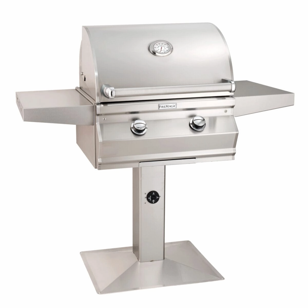 Fire Magic Choice Multi-User 24" CM430s Patio Post Grill CM430s-RT1N(P)-P6 compact BBQ grill for small spaces