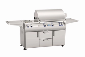 Fire Magic Echelon Diamond 36" Portable Grill with Digital Thermometer & Double Side Burner E790s professional outdoor BBQ grill set