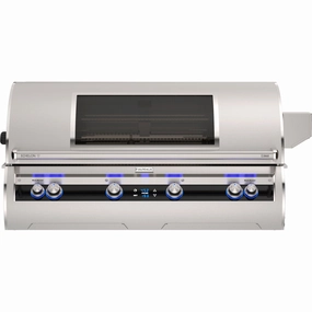 Fire Magic Echelon E1060i Built-In Grill With Digital Thermometer stainless steel BBQ grill with side table