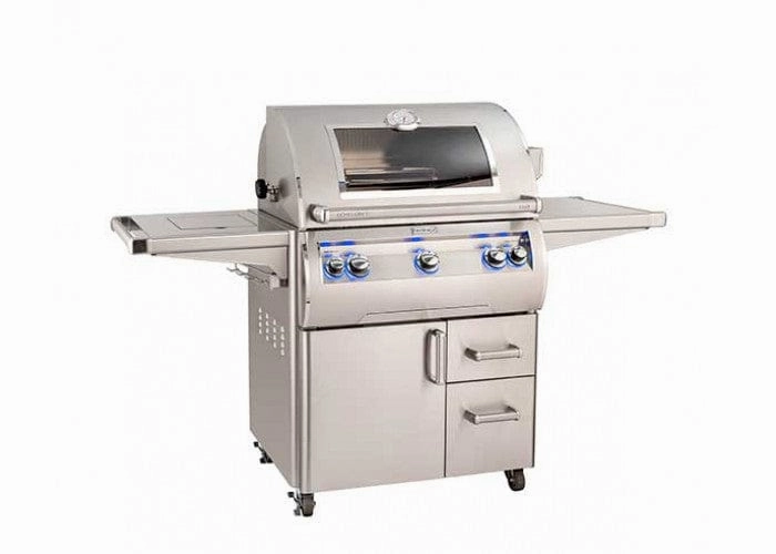 Fire Magic Echelon E660s Portable Grill E660s-9EAN stainless steel BBQ grill with side table