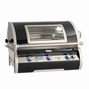 Fire Magic H790i Echelon Black Diamond Edition 36" Built-In Gas Grill H790i professional outdoor BBQ grill set