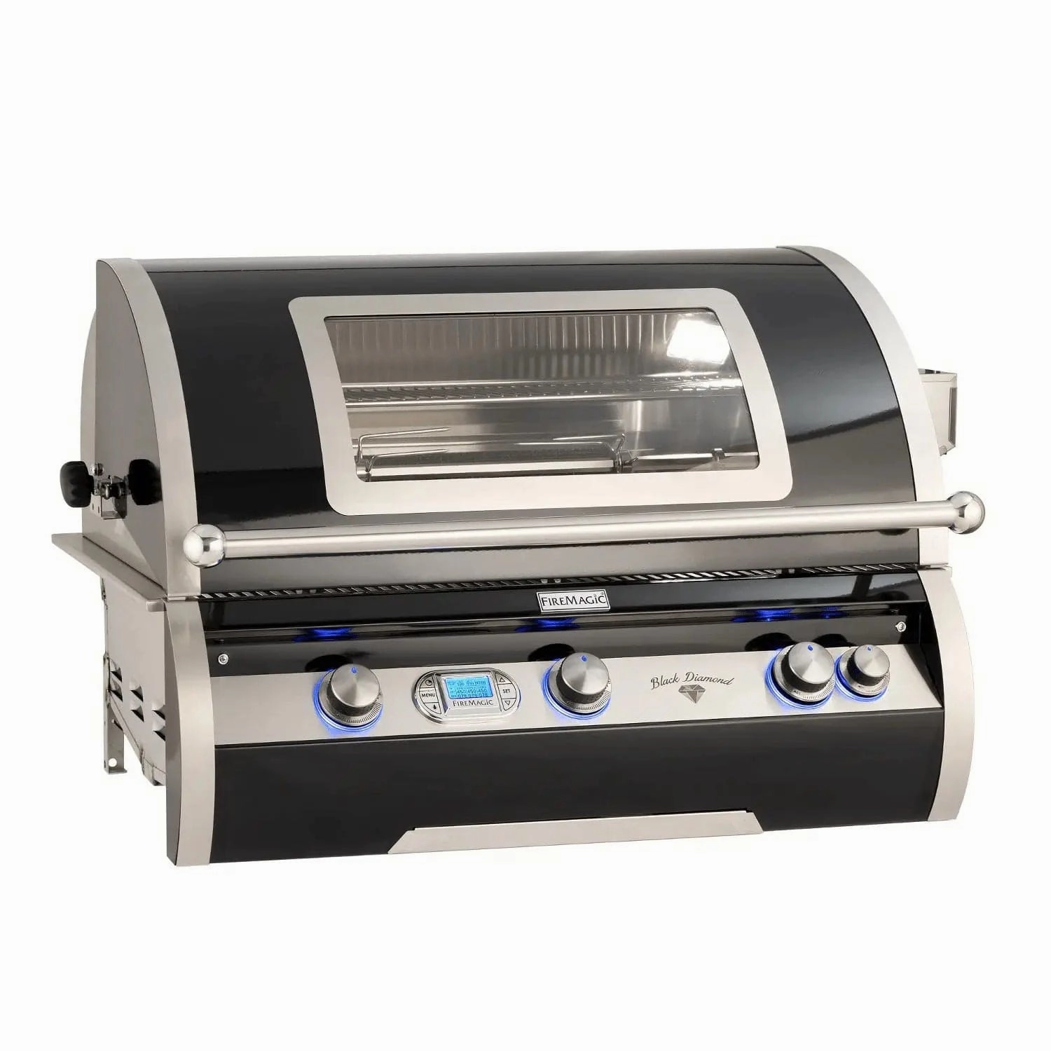 Fire Magic H790i Echelon Black Diamond Edition 36" Built-In Gas Grill H790i professional outdoor BBQ grill set