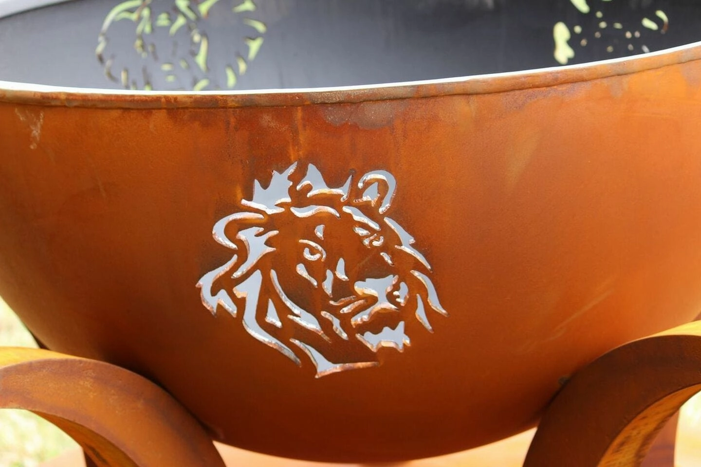 Fire Pit Art Africa's Big Five 41-inch Wood Burning Fire Pit Big5