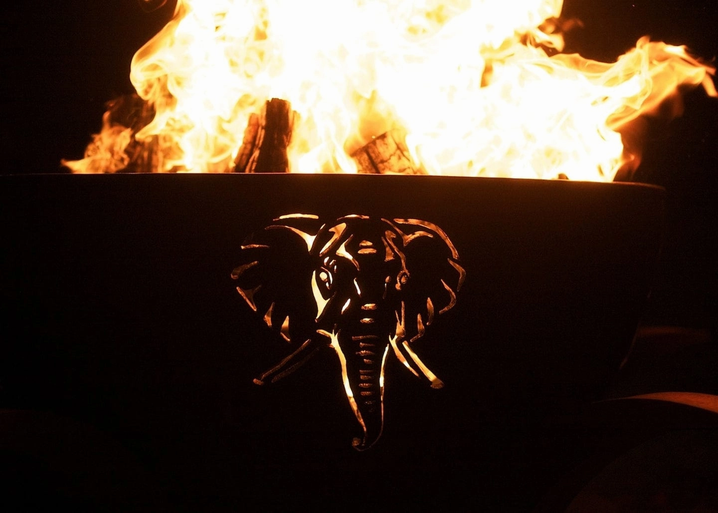 Fire Pit Art Africa's Big Five 41-inch Wood Burning Fire Pit Big5