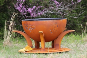 Fire Pit Art Africa's Big Five 41-inch Wood Burning Fire Pit Big5portable outdoor fire pit with lid
