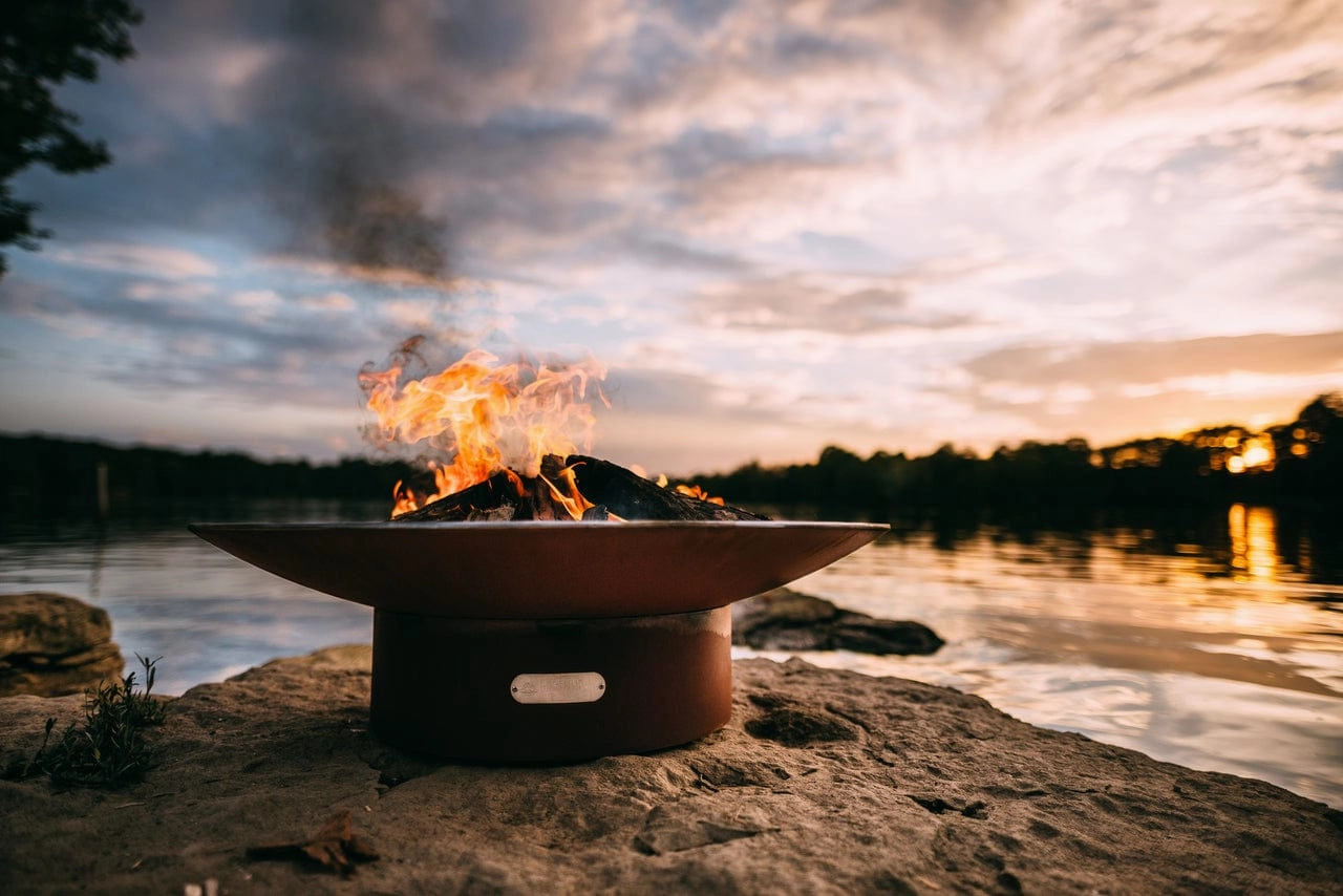 Fire Pit Art Asia 36-inch Electric AWEIS Fire Pit Asia 36"-PENTA18-125K BTU-AWEIS