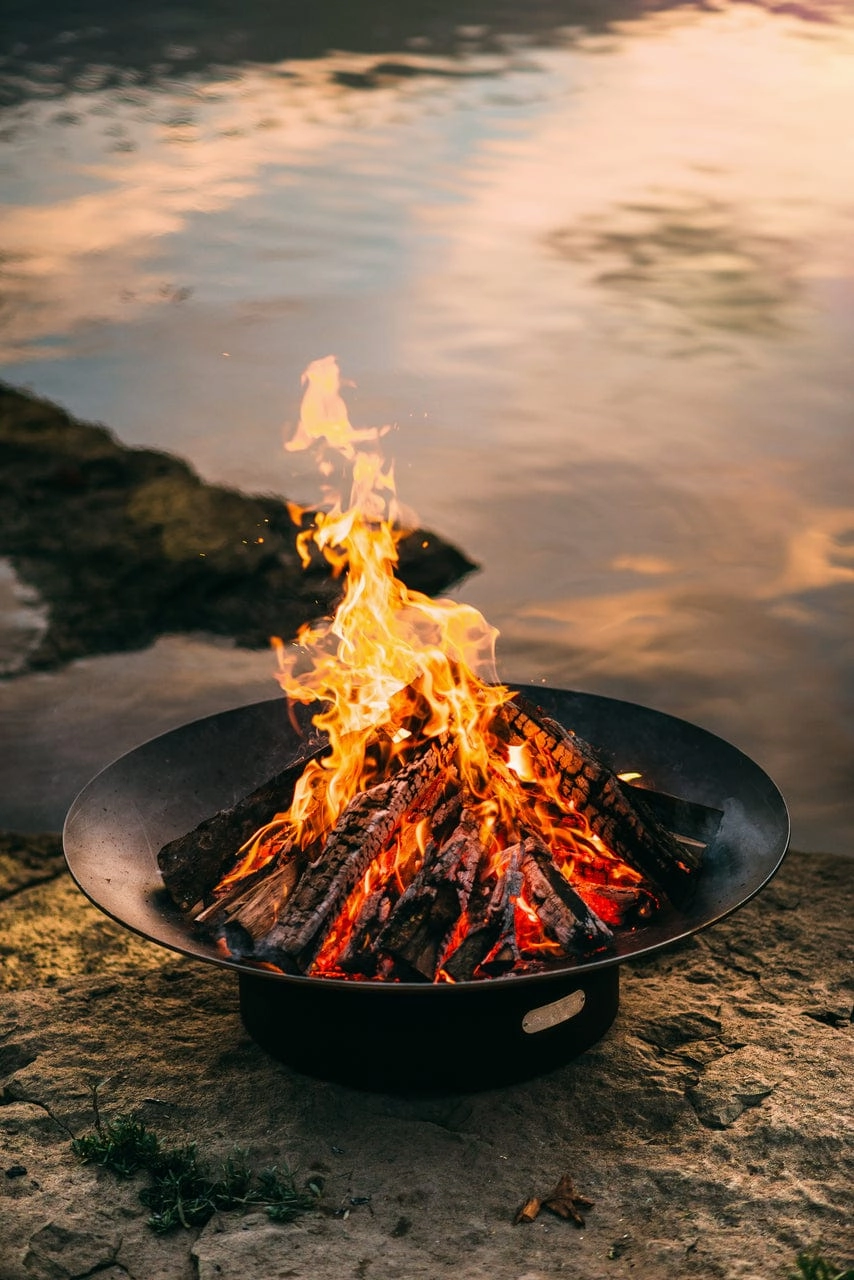 Fire Pit Art Asia 36-inch Electric AWEIS Fire Pit Asia 36"-PENTA18-125K BTU-AWEIS