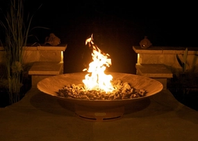 Fire Pit Art Asia 48-inch Electric AWEIS Fire Pit Asia 48"- PENTA24-200K BTU-AWEISportable outdoor fire pit with lid