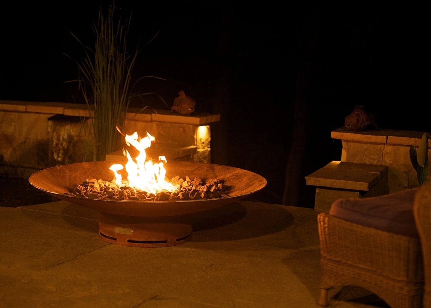 Fire Pit Art Asia 60-inch Electric AWEIS Fire Pit Asia 60"- PENTA36-300K BTU-AWEIS