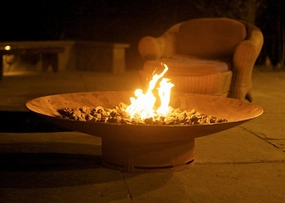 Fire Pit Art Asia 60-inch Electric AWEIS Fire Pit Asia 60"- PENTA36-300K BTU-AWEISportable outdoor fire pit with lid