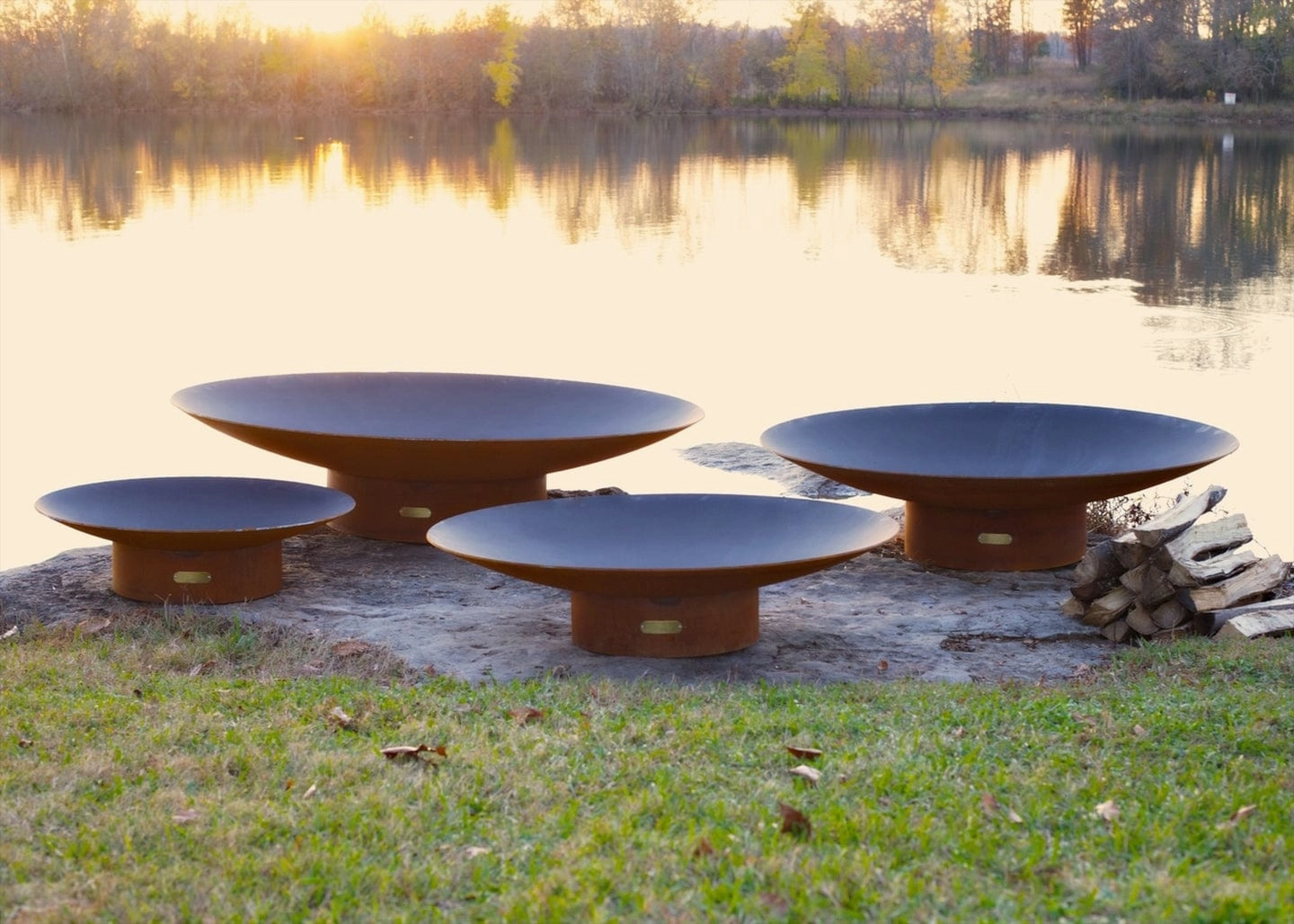 Fire Pit Art Asia 60-inch Electric AWEIS Fire Pit Asia 60"- PENTA36-300K BTU-AWEIS