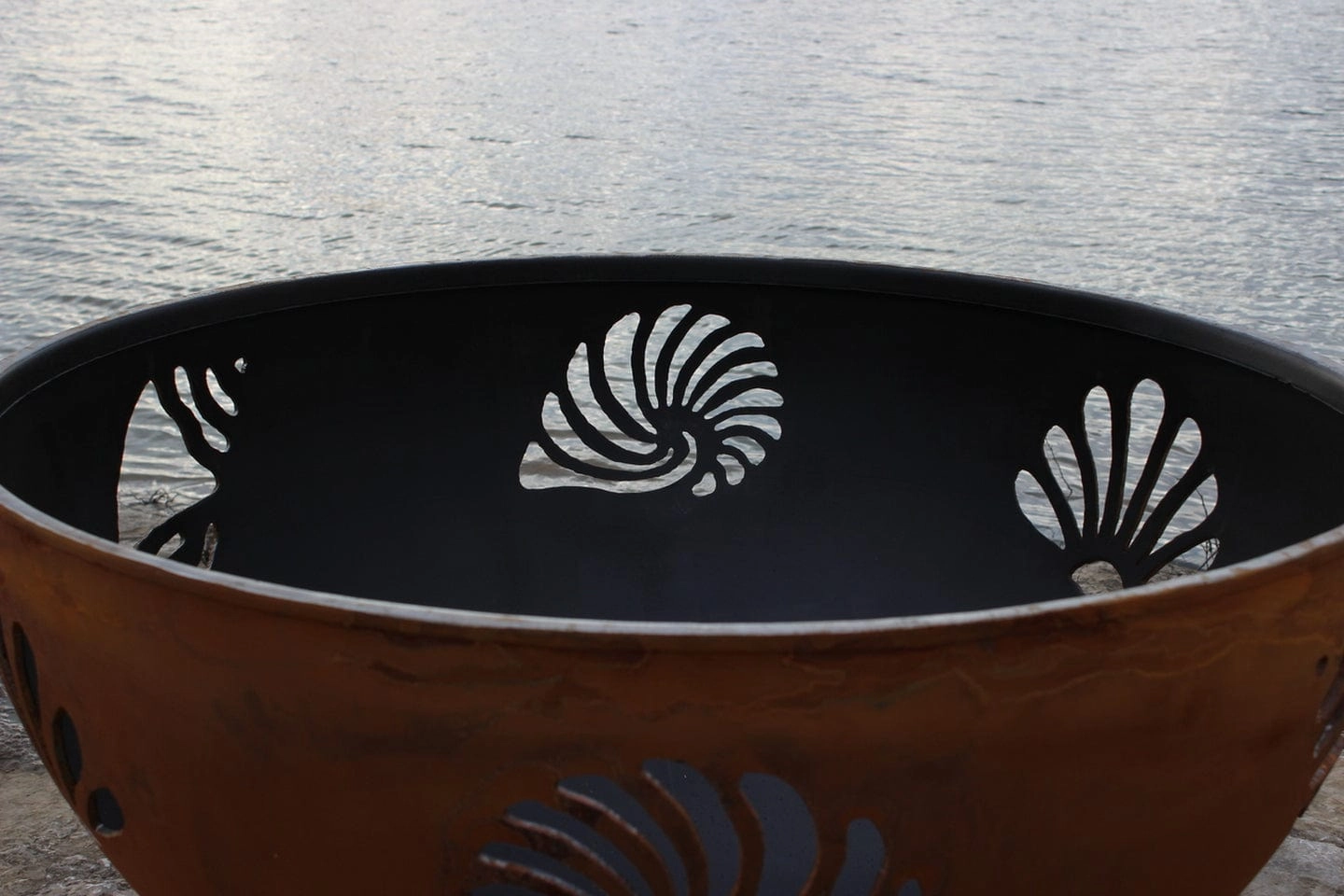 Fire Pit Art Beachcomber 36-inch Electric AWEIS Fire Pit Beachcomber - PENTA24-200K BTU-AWEIS