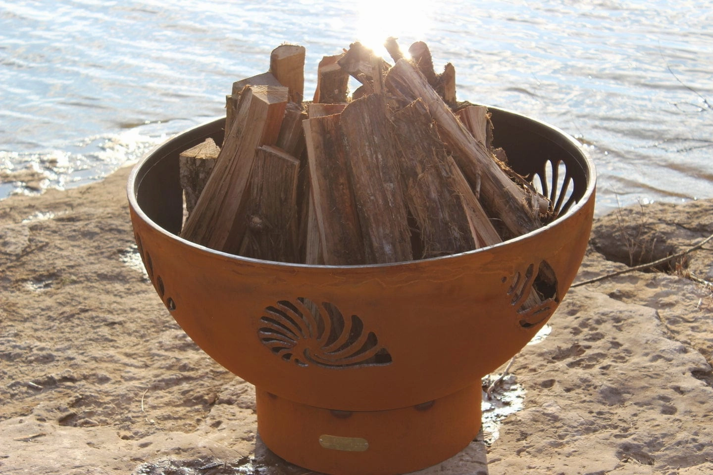 Fire Pit Art Beachcomber 36-inch Electric AWEIS Fire Pit Beachcomber - PENTA24-200K BTU-AWEIS