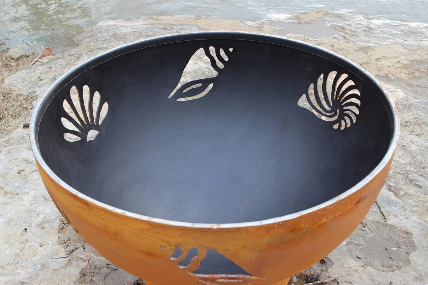Fire Pit Art Beachcomber 36-inch Electric AWEIS Fire Pit Beachcomber - PENTA24-200K BTU-AWEIS