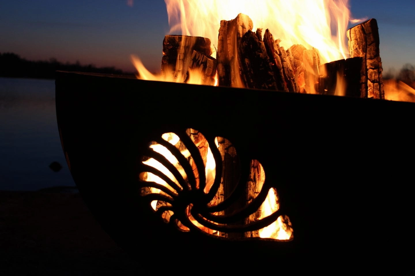 Fire Pit Art Beachcomber 36-inch Electric AWEIS Fire Pit Beachcomber - PENTA24-200K BTU-AWEIS