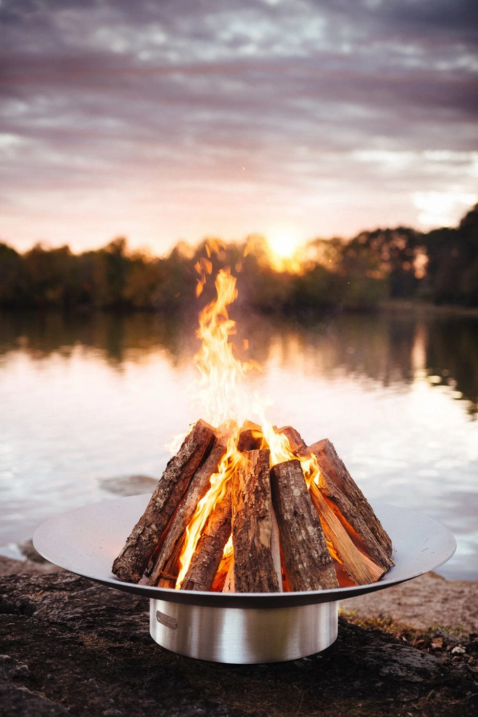 Fire Pit Art Bella Vita 34-inch Electric AWEIS Fire Pit - BellaVita34 - PENTA18-125K BTU-AWEIS