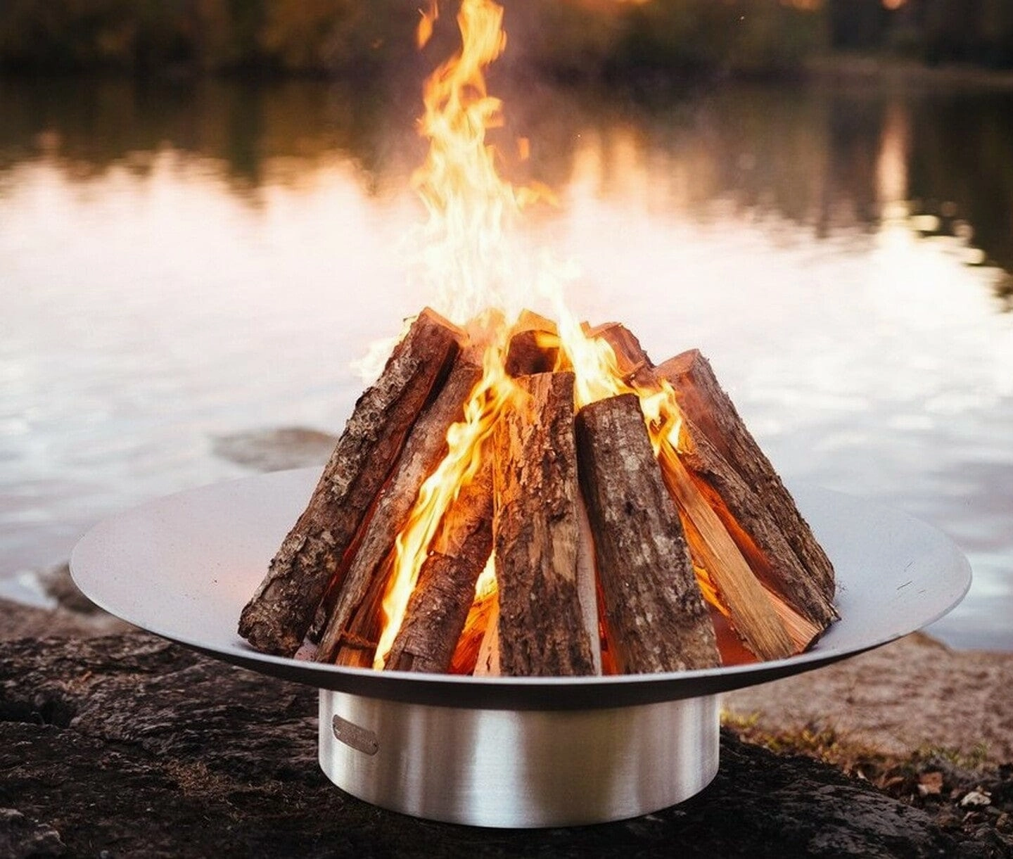 Fire Pit Art Bella Vita 34-inch Electric AWEIS Fire Pit - BellaVita34 - PENTA18-125K BTU-AWEIS