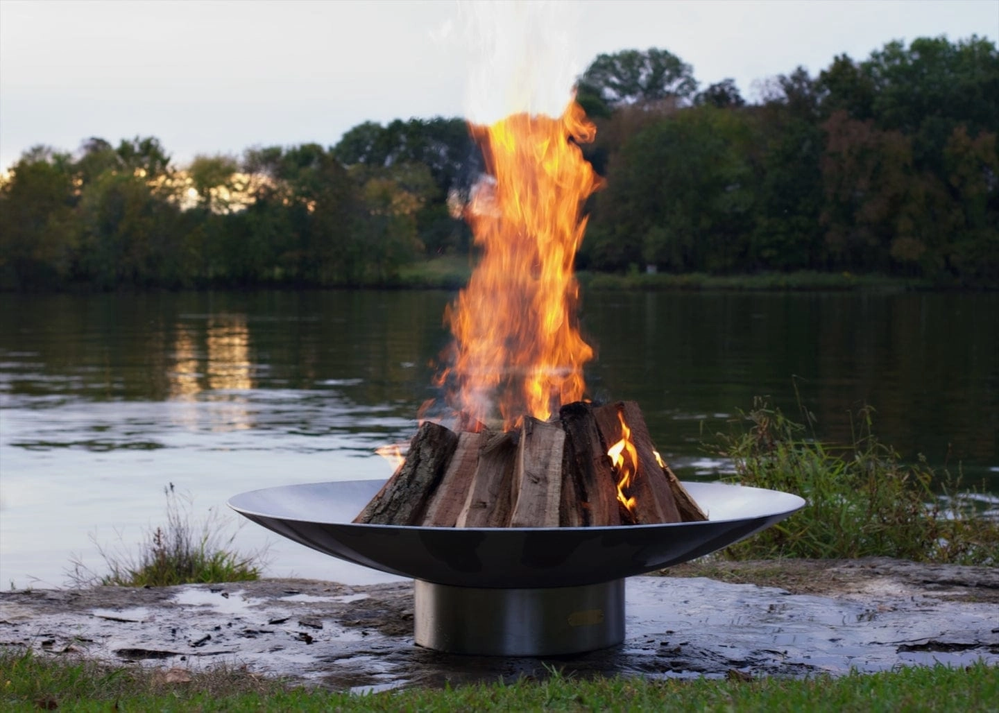 Fire Pit Art Bella Vita 34-inch Electric AWEIS Fire Pit - BellaVita34 - PENTA18-125K BTU-AWEIS