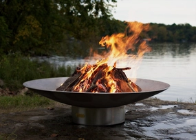 Fire Pit Art Bella Vita 70-inch Electric AWEIS Fire Pit - Bella Vita70-PENTA48-400K BTU-AWEISportable outdoor fire pit with lid