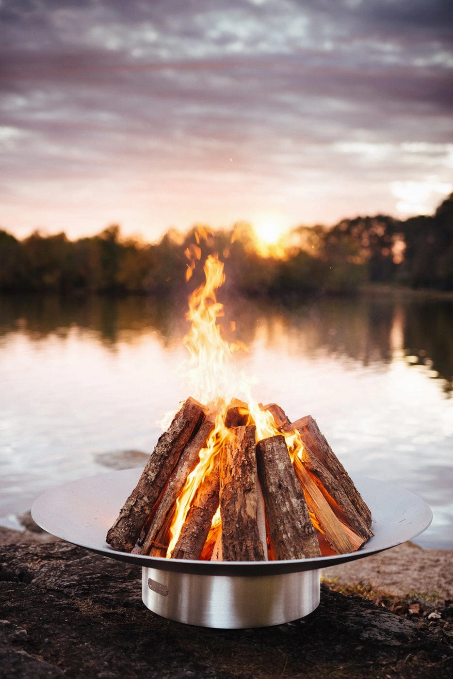 Fire Pit Art Bella Vita 70-inch Electric AWEIS Fire Pit - Bella Vita70-PENTA48-400K BTU-AWEIS