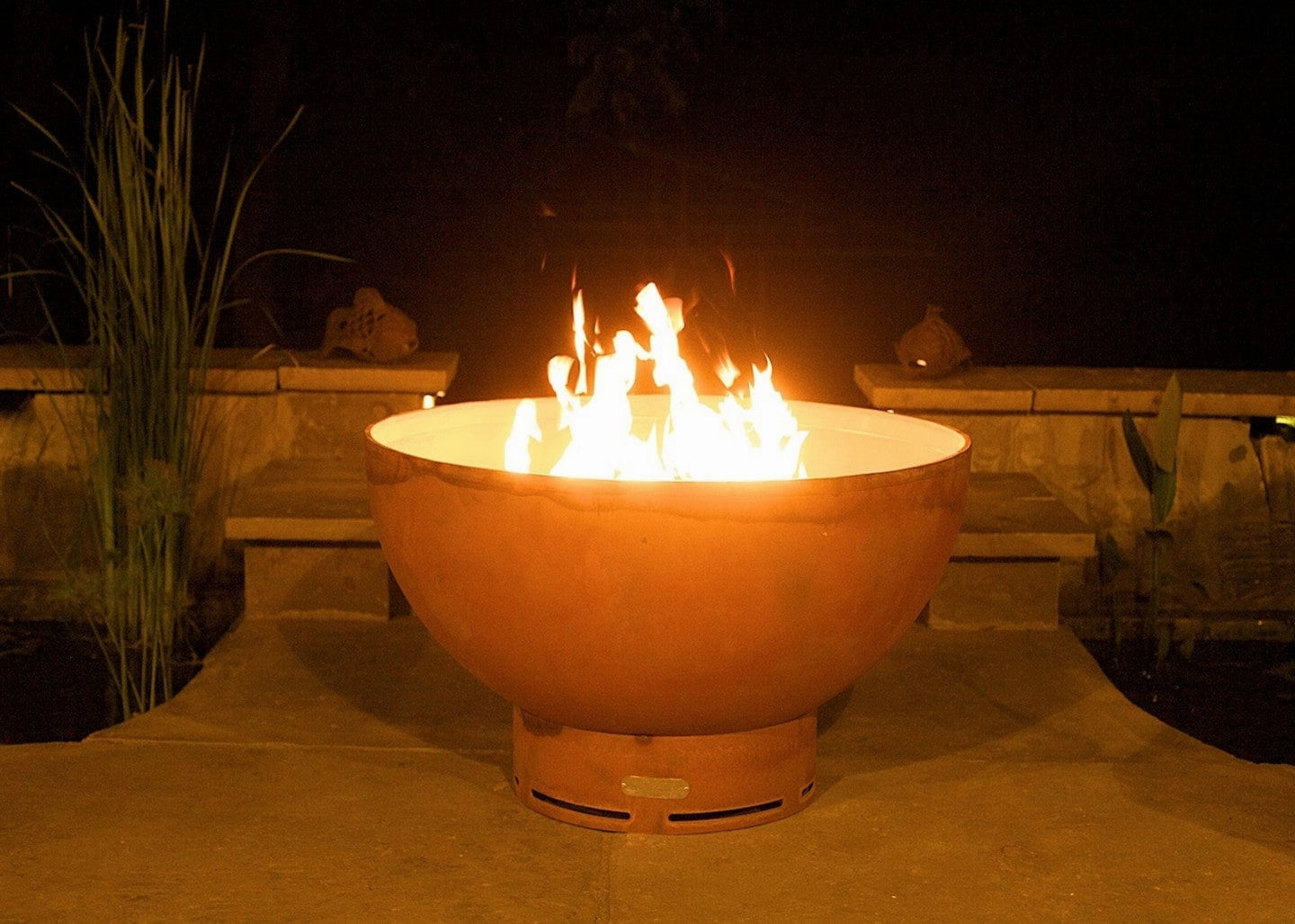 Fire Pit Art Crater 36-inch Match Lit Fire Pit - Crater-PENTA24-200K BTUportable outdoor fire pit with lid