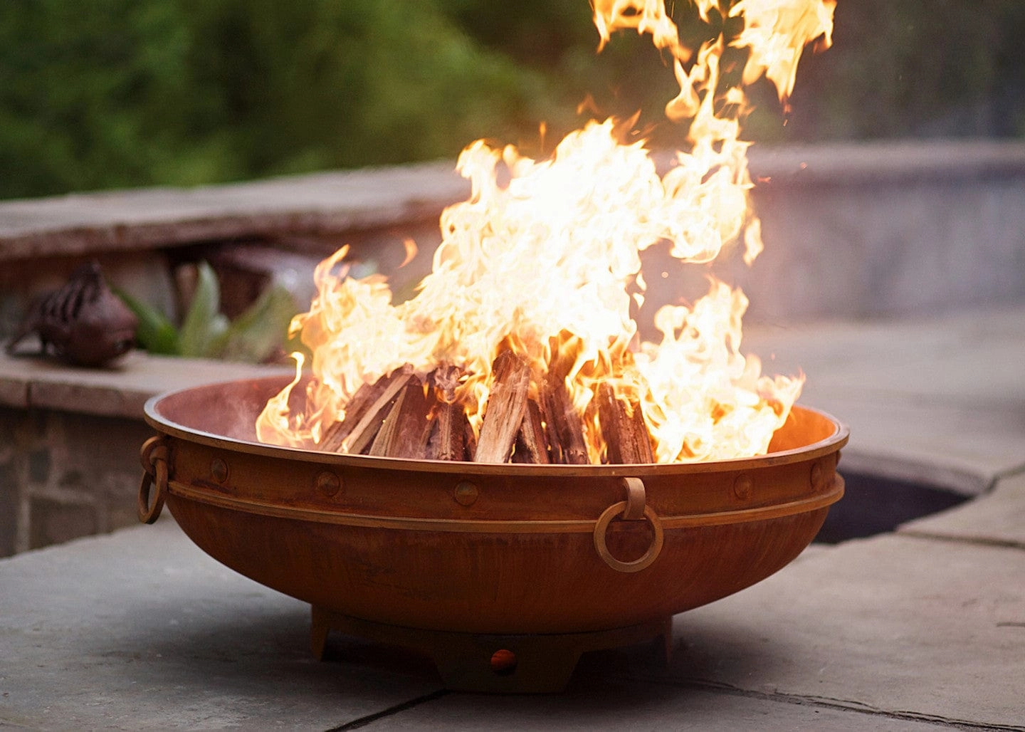 Fire Pit Art Emperor 37-inch Electric AWEIS Fire Pit - Emperor-PENTA24-200K BTU-AWEIS