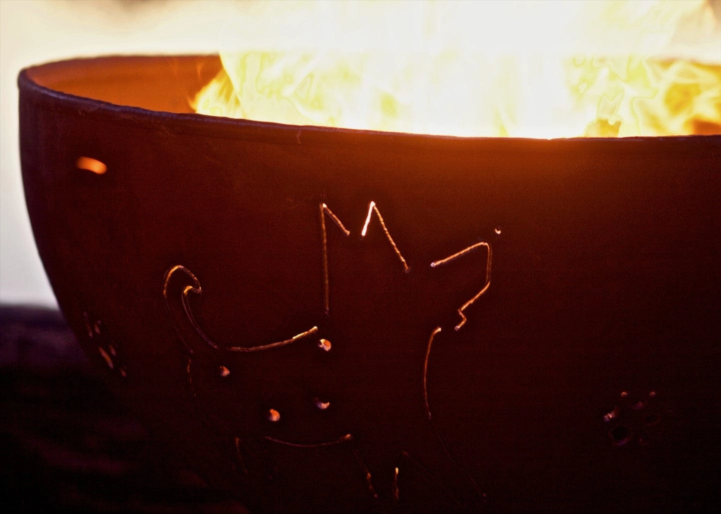 Fire Pit Art Funky Dog 36-inch Match Lit Fire Pit - Funky Dog-PENTA24-200K BTU
