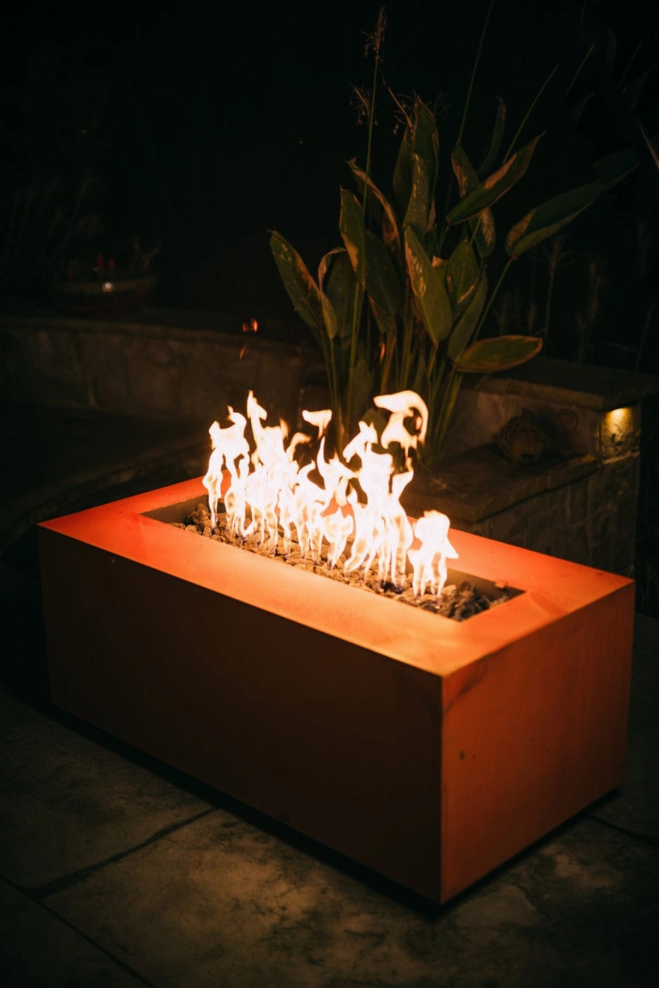 Fire Pit Art Linear 72-inch Electric AWEIS Fire Pit - Linear 72"-SFIRE54-250K BTU-AWEIS