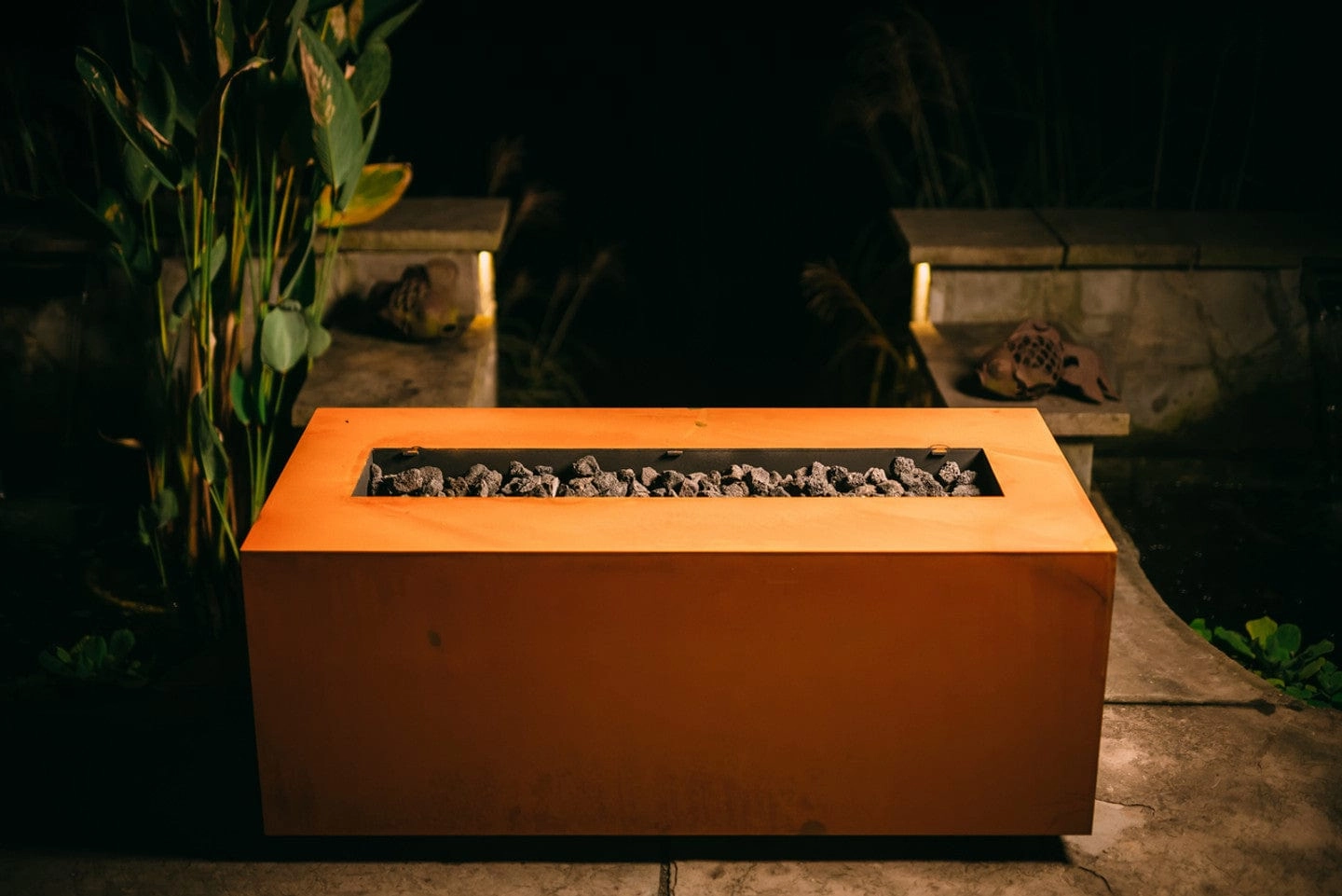 Fire Pit Art Linear 72-inch Electric AWEIS Fire Pit - Linear 72"-SFIRE54-250K BTU-AWEIS