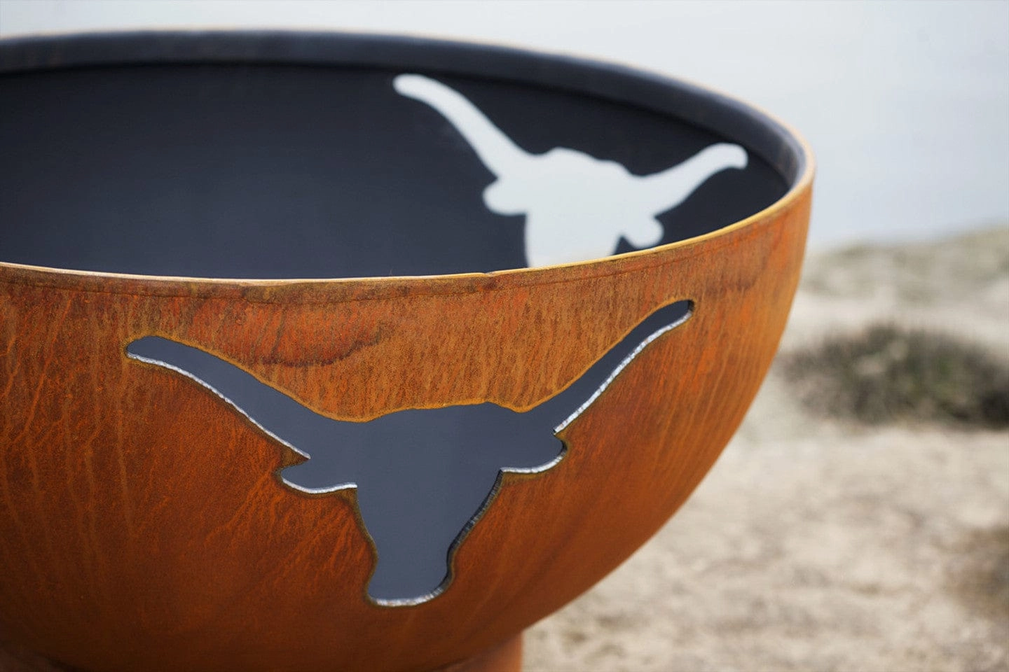 Fire Pit Art Longhorn 36-inch Wood Burning Fire Pit - LH