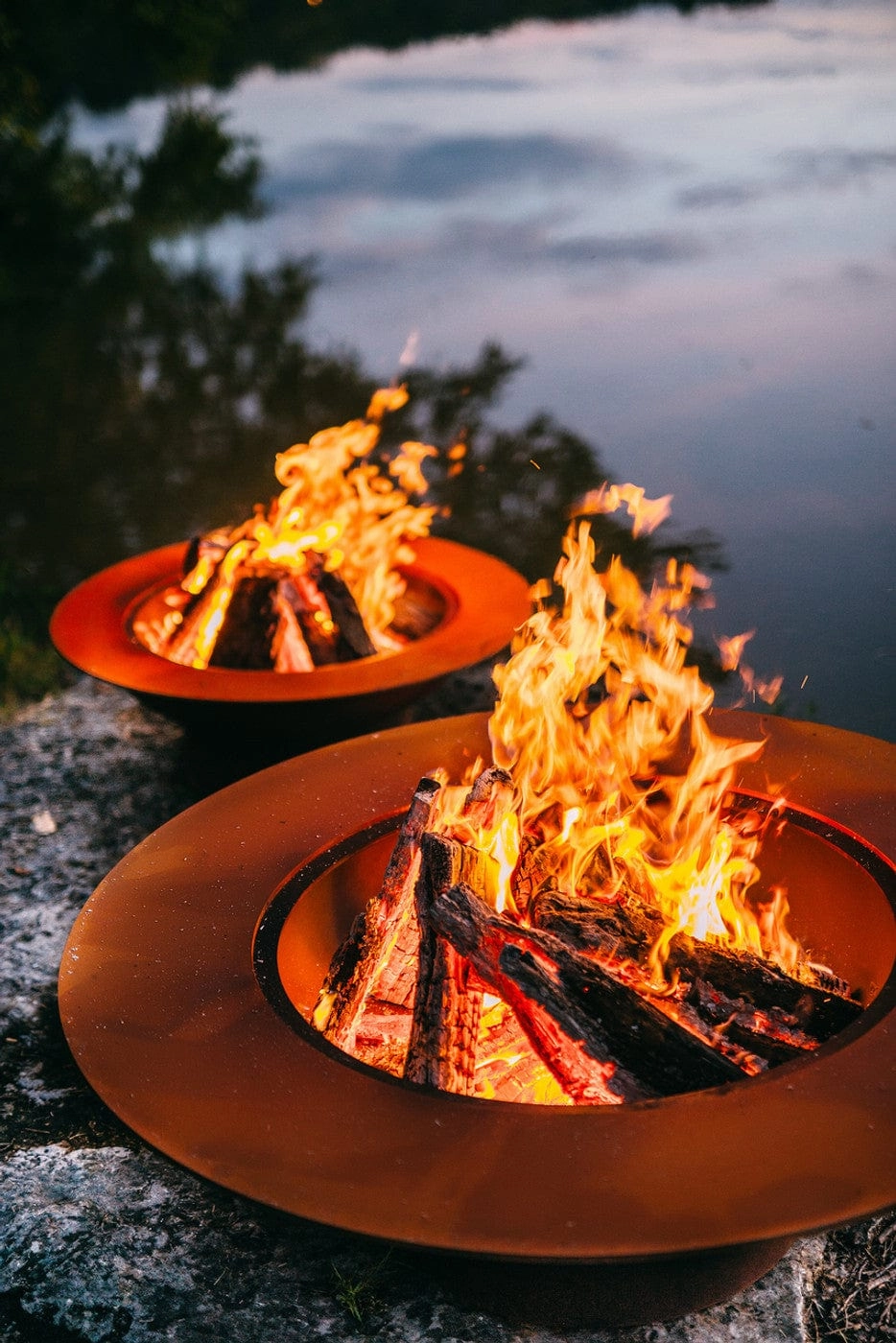 Fire Pit Art Magnum 54-inch Wood Burning Fire Pit - MAG