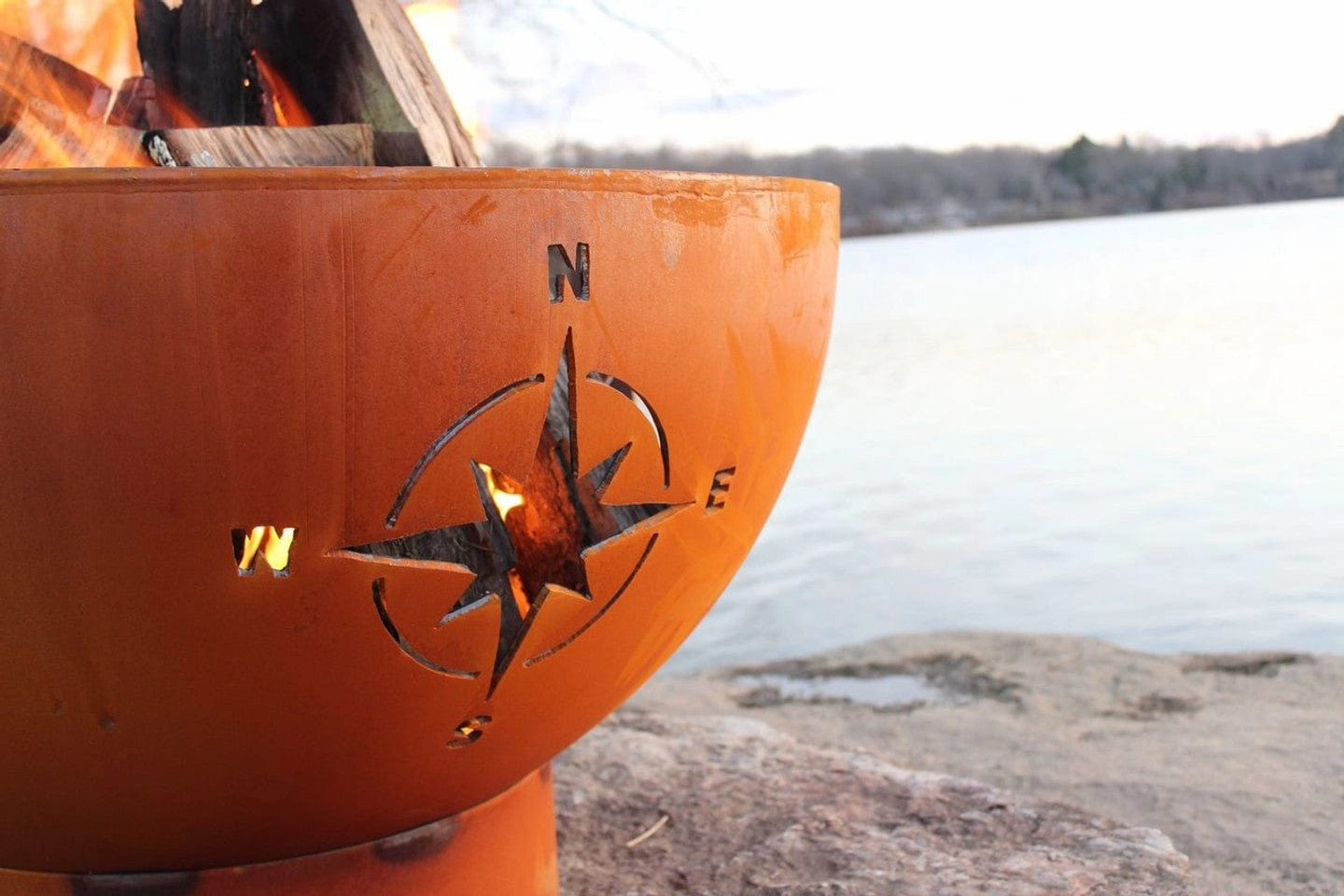 Fire Pit Art Navigator 36-inch Gas Fire Pit - NAV