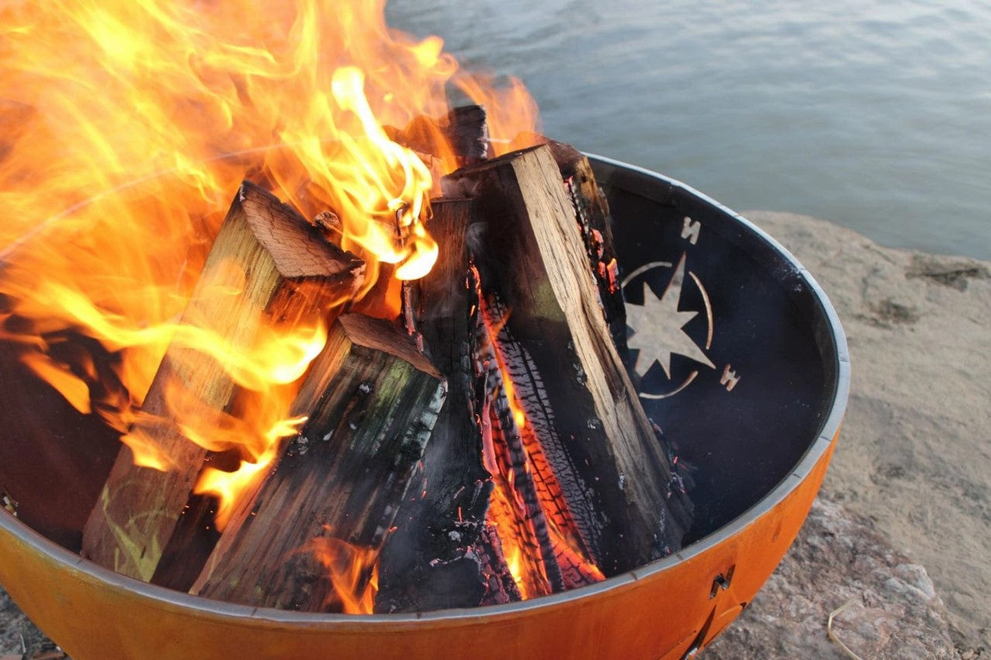 Fire Pit Art Navigator 36-inch Gas Fire Pit - NAV