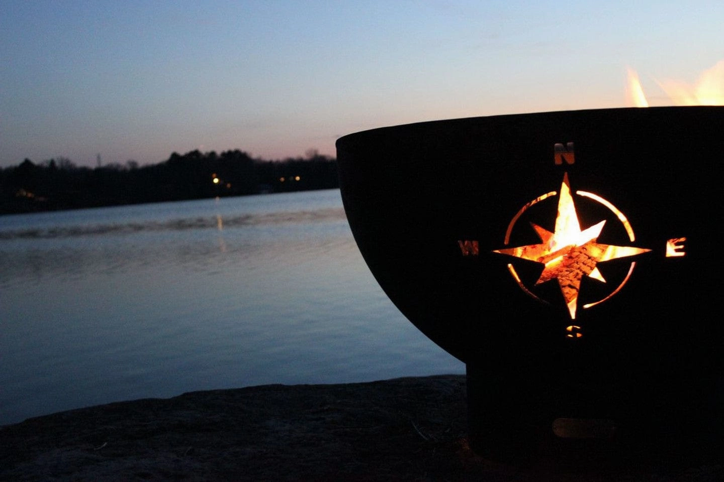 Fire Pit Art Navigator 36-inch Wood Burning Fire Pit - NAV