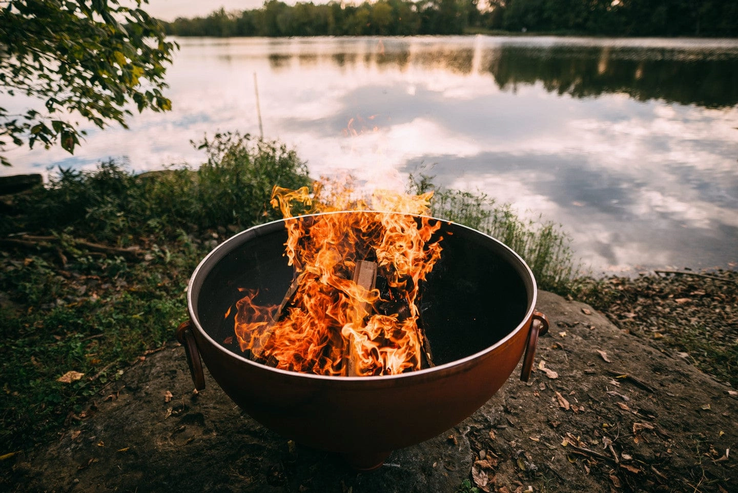 Fire Pit Art Nepal 41-inch Gas Fire Pit - NP