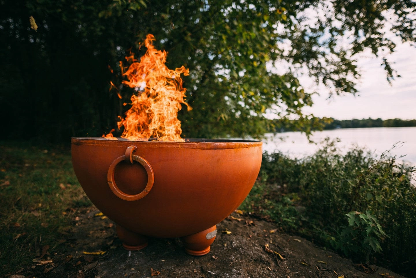 Fire Pit Art Nepal 41-inch Gas Fire Pit - NP