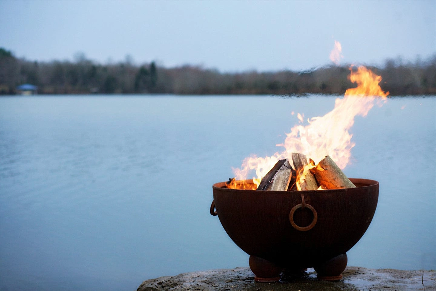 Fire Pit Art Nepal 41-inch Gas Fire Pit - NP