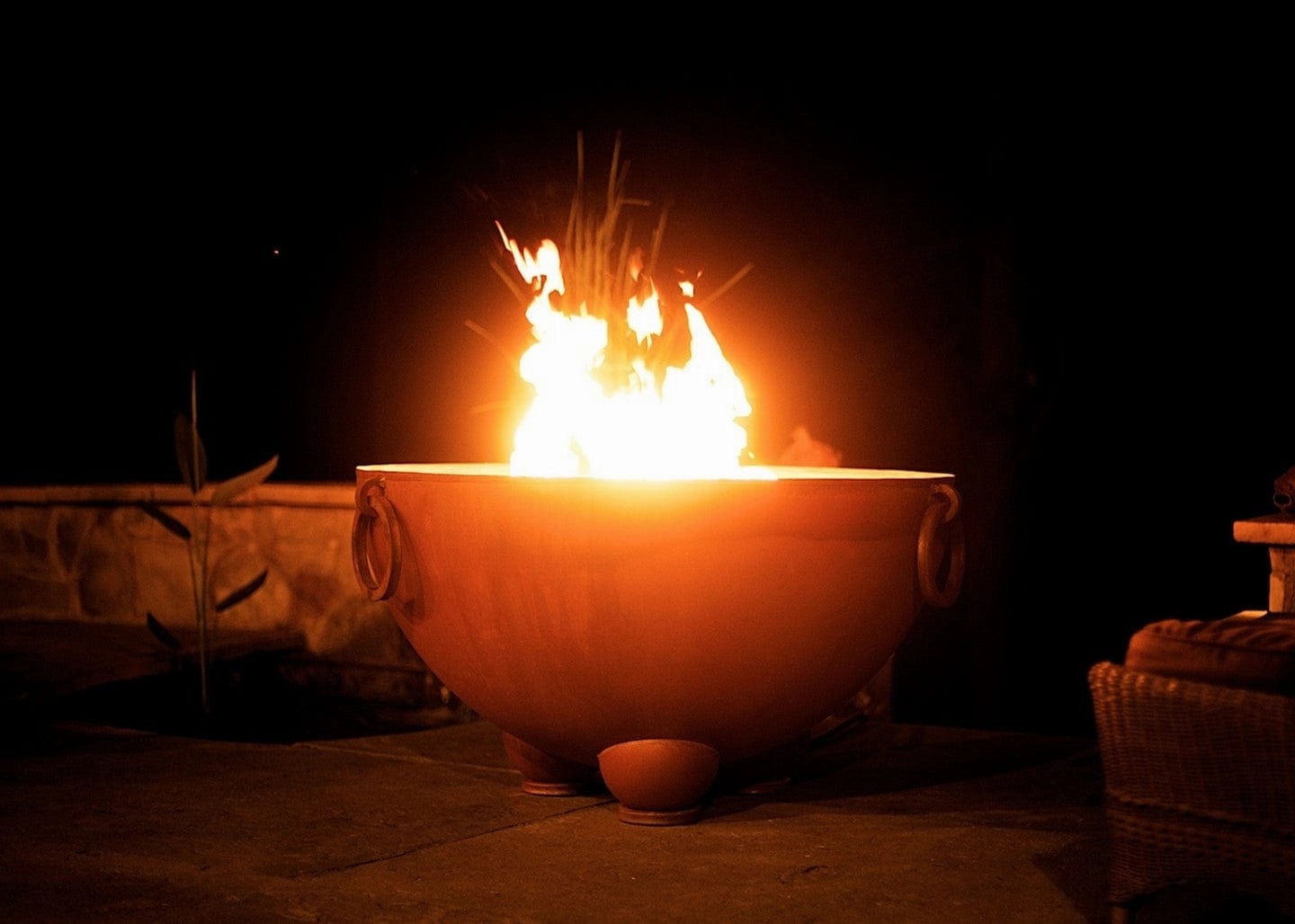 Fire Pit Art Nepal 41-inch Gas Fire Pit - NP